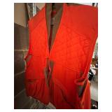 Dunn's Since 1950 Orange Quilted Zip-Up Jacket - Size XL & 2 Additional Vests