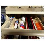 Plano 4-Drawer Tool Organizer with Drill Bits & Accessories (Assorted) - contents quantities unverified