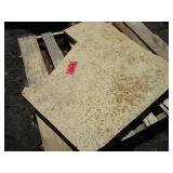 Sandstone remnant, 2" thick, roughl...