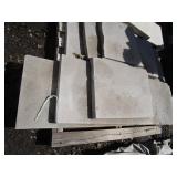 Large Pavers, recovered, 18" wide, ...