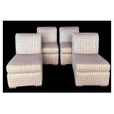 Vintage Vanguard Furniture Michael Weiss Collection Modernism 4-Chair Set