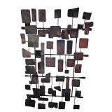 FD - Abstract Geometric Metal Wall Sculpture