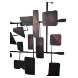 FD - Abstract Geometric Metal Wall Sculpture