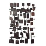 FD - Abstract Geometric Metal Wall Sculpture