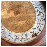 Kaleen Oval Area Rug - 9 ft x 13 ft 8 in - Floral Border, Golden Center