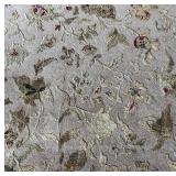 Area Rug 94 x 120 in - Persian Floral Pattern, Light Lavender Tones