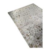 Area Rug 94 x 120 in - Persian Floral Pattern, Light Lavender Tones