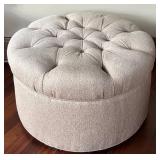 LR - Bentley Churchill Tufted Round Ottoman