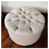 LR - Bentley Churchill Tufted Round Ottoman