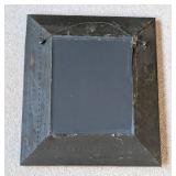 UL - Gold Painted Wood Wall Mirror, Ornate Carved Frame