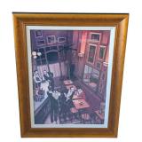 UL - Bombay Company Bistro Print - Large Gold Frame