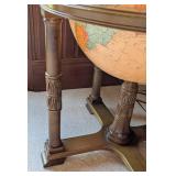 UL - Replogle Heritage 20-Inch Illuminated Globe on Carved Stand