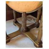 UL - Replogle Heritage 20-Inch Illuminated Globe on Carved Stand