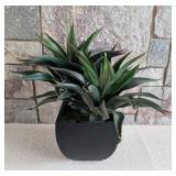 UL - Artificial Yucca Plant in Black Square Planter - 2.5 ft Tall