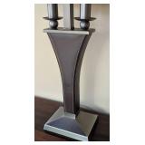 ML - Leather-Trim Table Lamp