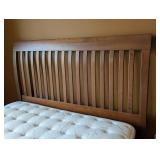 LL - Queen Size Wood Bed Frame with Linens Included