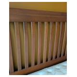 LL - Queen Size Wood Bed Frame with Linens Included