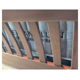 LL - Queen Size Wood Bed Frame with Linens Included