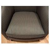 LL - Sam Moore Armchair - Striped Upholstery
