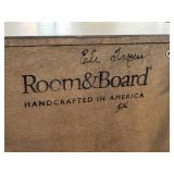 G - Room & Board Hudson Two-Drawer Nightstands, Charcoal Finish (Pair)