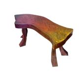 Colorful Abstract Metal Bench