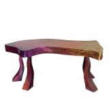 Colorful Abstract Metal Bench