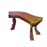 Colorful Abstract Metal Bench