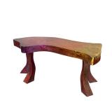 Colorful Abstract Metal Bench