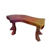 Colorful Abstract Metal Bench