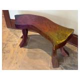 Colorful Abstract Metal Bench