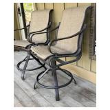 Tropitone Swivel Patio Chairs - Pair, 24-Inch Seat Height, Light Wear