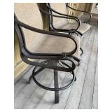 Tropitone Swivel Patio Chairs - Pair, 24-Inch Seat Height, Light Wear
