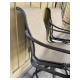 Tropitone Swivel Patio Chairs - Pair, 24-Inch Seat Height, Light Wear