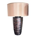LR - Pair of 30-Inch Decorative Table Lamps with Drum Shades