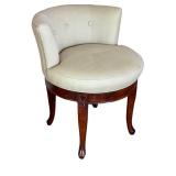 MBR - Frontgate Isabella Swivel Vanity Stool - Tufted Back