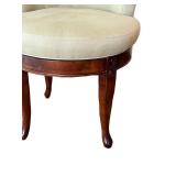 MBR - Frontgate Isabella Swivel Vanity Stool - Tufted Back