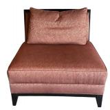 LL - Pair of Swaim Vintage Armless Upholstered Chairs