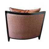 LL - Pair of Swaim Vintage Armless Upholstered Chairs
