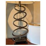 Stylish Table Lamp with Shade - 30in Tall, Includes Extra Shade