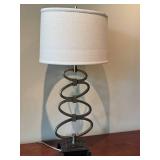 Stylish Table Lamp with Shade - 30in Tall, Includes Extra Shade