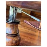 K - Vintage Round Pedestal Dining Table - Adjustable Height, 41-Inch Diameter