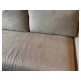 Upholstered Sectional Sofa with Chaise & Corner Ottoman by Swaim