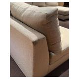 Upholstered Sectional Sofa with Chaise & Corner Ottoman by Swaim