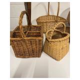 Large Lot of Wicker Baskets