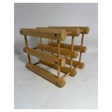 Connoisseur Corkscrew Deluxe Set, Martinelli Winery & Vineyards Cheese Board, & Wooden Wine Rack