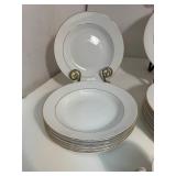 Elegant Gold China Dish Set