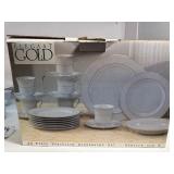Elegant Gold China Dish Set
