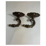 Vintage Baroque-style Brass Bathroom Hardware