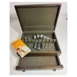 Stainless Steel Silverware Set With Case