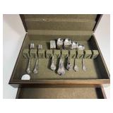 Stainless Steel Silverware Set With Case